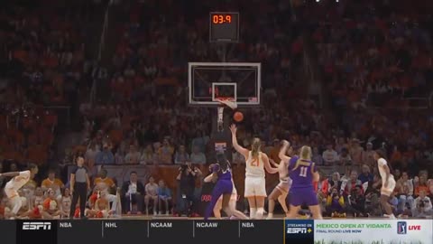 Hailey Van Lith Drains Clutch Three! Top of the Key Dagger | LSU Highlights NCAAWBB