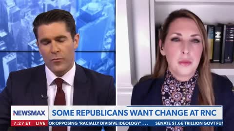Ronna McDaniel says she's not gonna attack other Republicans... before attacking Kari Lake