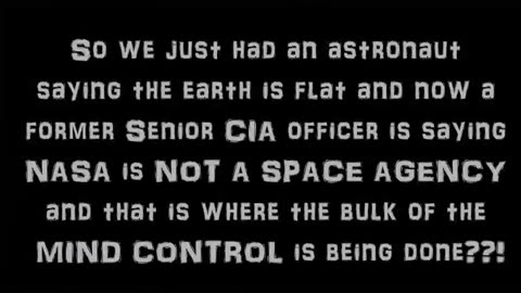 Former Senior Officer in the CIA says NASA is Not a Space Agency