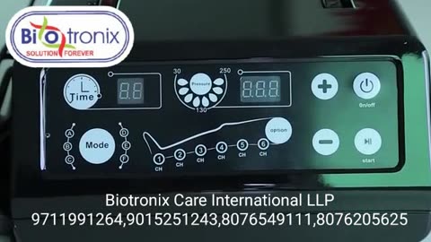 Biotronix Lymphedema Compression Pump 4 chamber DVT Digital Machine Compression Air