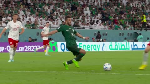 Lewandowski gets his goal! _ Poland v Saudi Arabia _ FIFA World Cup Qatar 2022