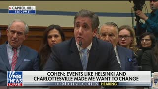 Cohen testimony before the Senate