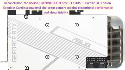 Next-Level Gaming: ASUS Dual RTX 3060 Ti White OC Edition