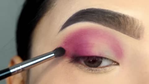 Soft Pink Glamour Eye makeup|| Detail eyemakeup Tutorial||AllThingsFlow