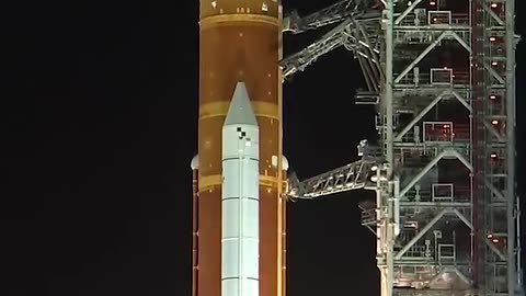 NASA,s Artemis Rocket launch from launch pad 39B Perimeter
