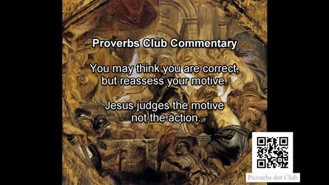 Of Ways And Motives - Proverbs 16:2