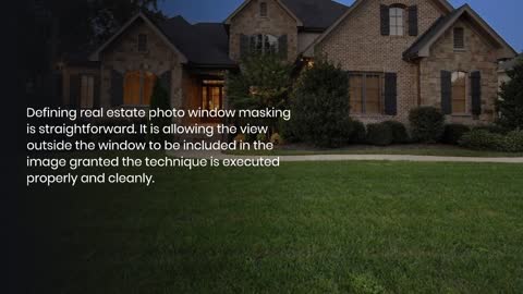 Real Estate Photo Window Masking as a Service