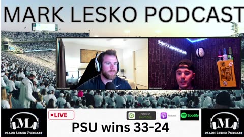 DID NOT SHOW UP || MARK LESKO PODCAST #pennstatefootball #indianahoosiers #halloween