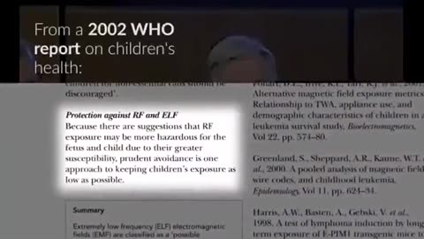 The UN and WHO knew about the dangers of 5G back in 2018