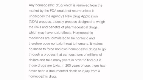 Health - FDA - Wants To Remove Homeopathic Remedy's