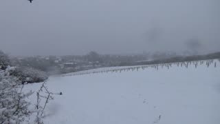 Snow Dinnington Sheffield South Yorkshire