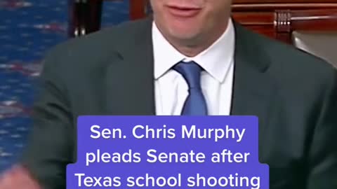 Sen. Chris Murphy’s speech follows a shooting at a Texas
