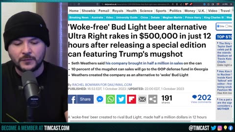 Ultra Right Beer Sells Over $1M In TRUMPS REVENGE Beer Showing Trump Mugshot, HUGE CULTURE WAR WIN