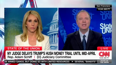 Adam Schiff's "greatest concern" Trump's trial not happening before elections