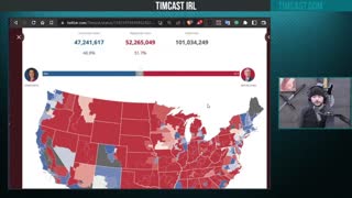 "52.2 million to 47.2 million — yet somehow the Democrats end up staving off this red wave."