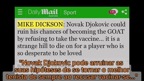 Morte Mike Dickson e a grandeza de Novak Djokovic 💪