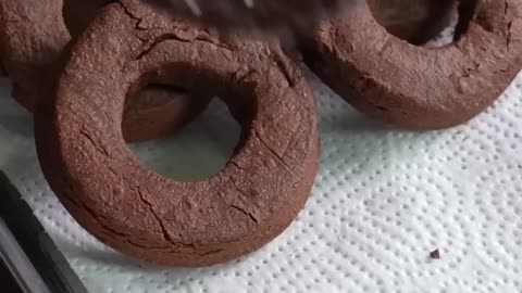 Ancient Style Chocolate Donuts