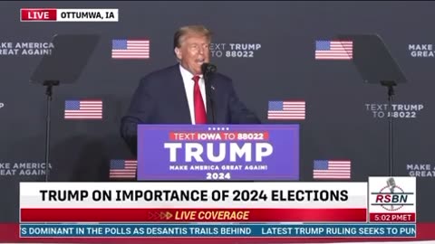 President Trump: "I will cancel every Biden policy that is brutalizing our farmers!"