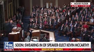 Dopey Hakeem Jeffries Rants Against Republicans, Q-Anon, Mar-a-Lago... after McCarthy Voted Speaker