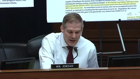Jim Jordan lays out 7 facts about COVID origins that Dr. Fauci hid from the American people