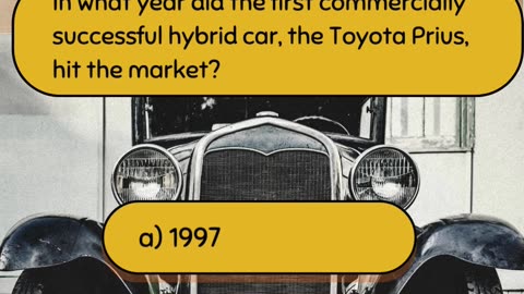 Automotive History Question 5