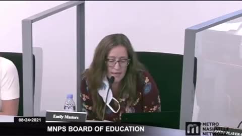 MNPS Board Member Removes Mask While Reading After Voting For Mask Mandates