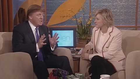 Donald Trump appears on Ellen DeGeneres in 2004