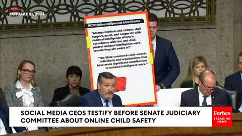 Ted Cruz Asks TikTok CEO Point Blank 'What Happened In Tiananmen Square' At Child Safety Hearing