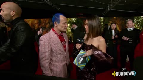 Flea Breaks Baby News at Babylon Premiere _ E! Insider