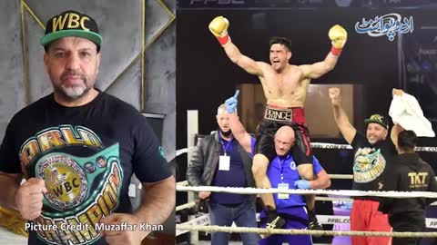 Afghan Boxer Ko Harane Wala Pakistani Boxer Muzaffar Khan - Jeet Ke Bad Apni Belt Harne