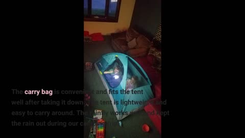 User Reviews: Coleman Kids Wonder Lake Tent, 2-Person Children's Tent for Campsite, Backyard, o...
