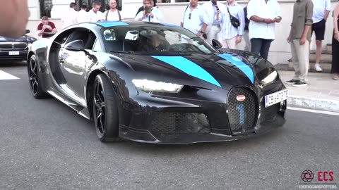 Girl Driving $4 Million Bugatti Chiron Super Sport in Monaco !