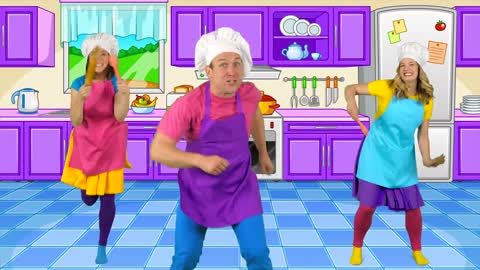 Cooking in the Kitchen - Kids Song - Pretend Play Cooking with Fun Food for Kids