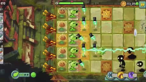 Plants vs Zombies 2 Lost City - Day 24