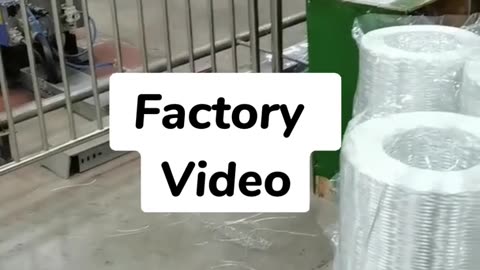 Real video of fiberglass manufacturer's factory