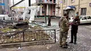 Unidentified missile hits Kyiv