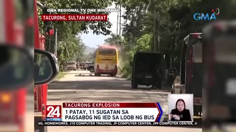 1 patay, 11 sugatan sa pagsabog ng IED sa loob ng bus