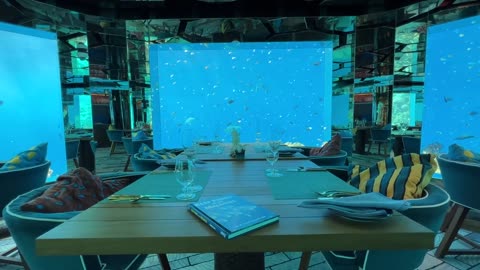 Underwater Restaurant in Maldives