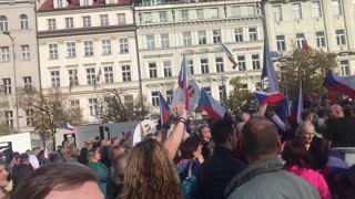 Thousands protest in Prague (October 2022)