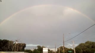 Large Rainbow in Haysville, KS.