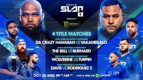 2 Tons of Super Heavy Weight Hits Power Slap 5 | Power Slap 5 - October 25