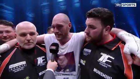 Tyson Fury breaks down into tears after ending Wladimir Klitschko's heavyweight reign