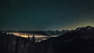 Starry Night Sky Copyright Free Video Footage(1)