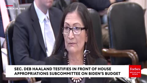 Sec. Deb Haaland Testifies In Front Of House Appropriations Subcommittee On Biden’s Budget