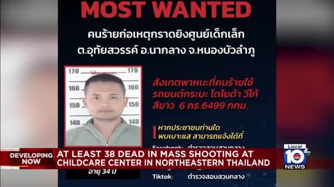 Dozens of children killed in mass shooting at Thailand daycare