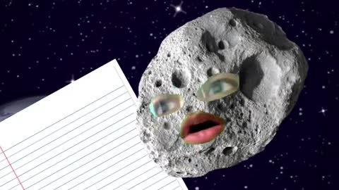 An asteroid is about to destroy Earth, but you're already. paper