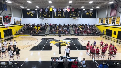 Southwestern @ Morristown Varsity Game 2 Girls Volleyball 08-25-23