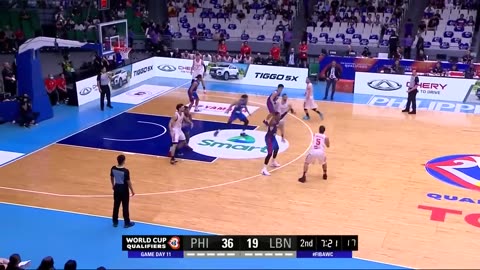 🇵🇭 Philippines vs 🇱🇧 Lebanon | Basketball Highlights - #FIBAWC 2023 Qualifiers