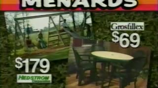 May 11, 2001 - Swingsets & Patio Furniture On Sale at Menards