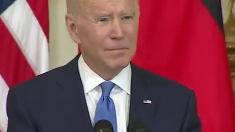 Biden admitting the pipeline